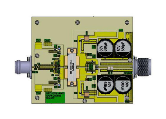 QPD1029LEVB4 Solutions intégrées 1500W 65V QPD1029L GaN RF Board d'évaluation des transistors correspondant à l'entrée
