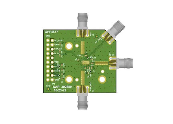 QPF4617EVB Solutions intégrées Wi-Fi 6E Conseil d'évaluation du module frontal non linéaire