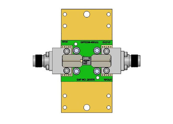 QPP2209EVB01 Solutions intégrées de 8 GHz à 12 GHz 40 W de haute puissance