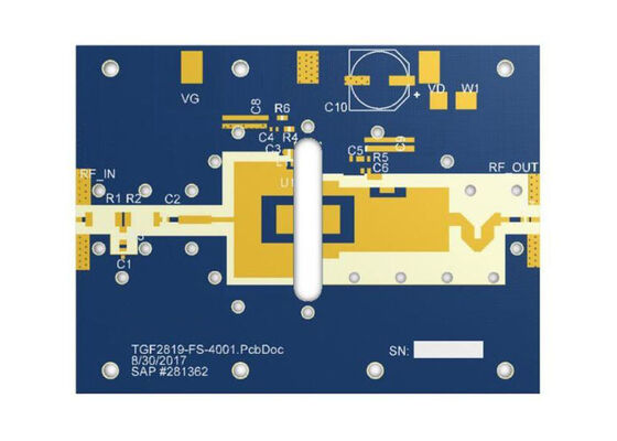 TGF2819-FSPCB4B02 Solutions intégrées TGF2819-FS GaN Plaques d'évaluation des transistors de puissance RF