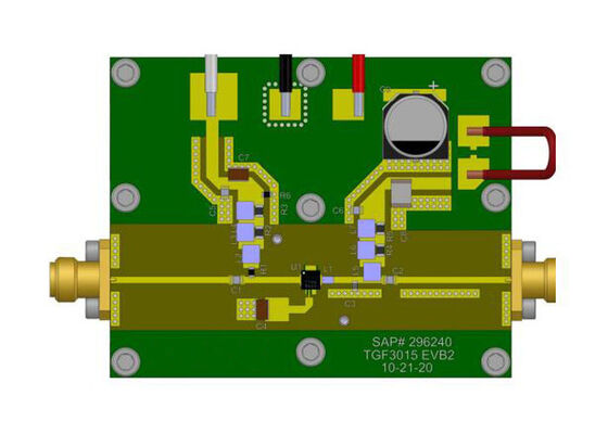TGF3015-SM-EVB Solutions intégrées 10W GaN RF Input-Matched Transistor Evaluation Board