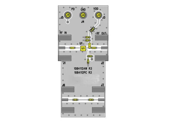 TQP3M9037-PCB Solutions embarquées LNA à faible bruit ultra-faible de 5 V et haute linéarité - Carte d'évaluation
