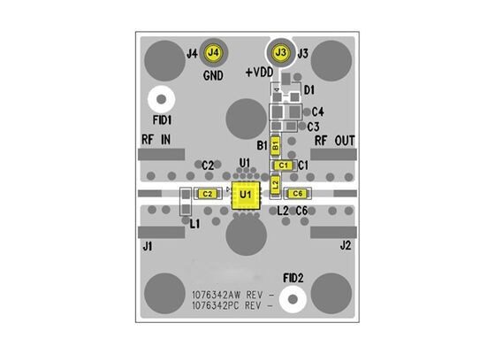 TQP3M9038-PCB-IF Solutions intégrées 85mA Tableau d'évaluation du bloc de gain LNA à haute linéarité
