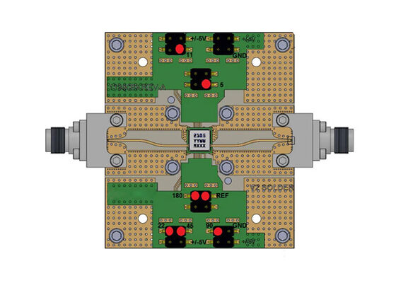 TGP2105-SMEVB01 Tableau d'évaluation des transformateurs de phase numériques à 6 bits pour les solutions intégrées de 6 GHz à 18 GHz