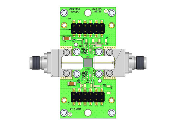 QPA2935EVB Conseil d'évaluation de l'amplificateur de lecteur GaN à bande S 2 W pour solutions embarquées