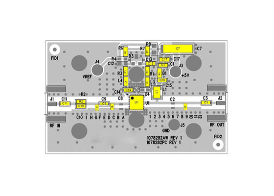 TQP7M9104-PCB2140 Solutions intégrées 435 mA 2W Conseil d'évaluation de l'amplificateur à haute linéarité