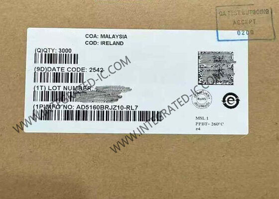 AD5160BRJZ10 Puits de circuit intégré potentiomètre numérique avec 256 position 10 kOhms Résistance et SPI Interface compatible