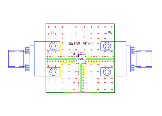 CMD227C3-EVB Solutions Embarquées Carte d'évaluation doubleur de fréquence d'entrée 8 GHz à 15 GHz
