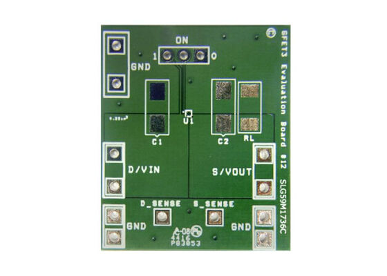 SLG59M1736C-EVB Carte d'évaluation GreenFET Single P-Channel Load Switch pour solutions embarquées