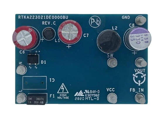RTKA223021DE0000BU Solutions embarquées RAA223021 Carte d'évaluation du convertisseur Buck haute tension