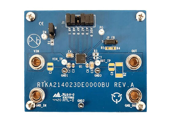 RTKA214023DE0000BU Solutions Embarquées RAA214023 Carte d'évaluation LDO à faible bruit 5,5 V 2 A
