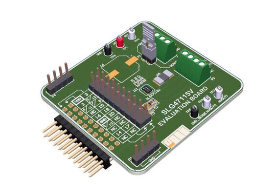Carte d'évaluation matricielle de signaux mixtes programmables HVPAK pour solutions embarquées SLG47115V-EVB