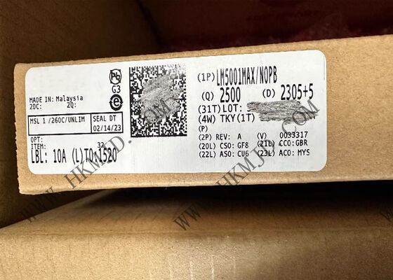 LM5001MAX Puce de circuit intégré 1A IC régulateur de mode commutateur haute tension avec une fréquence de commutation de 50 kHz à 1,5 MHz