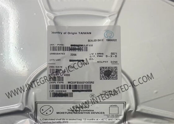 MC33FS5502Y3ES 15mA IC de gestion de l'alimentation automobile 56-VFQFN puce de circuit intégré