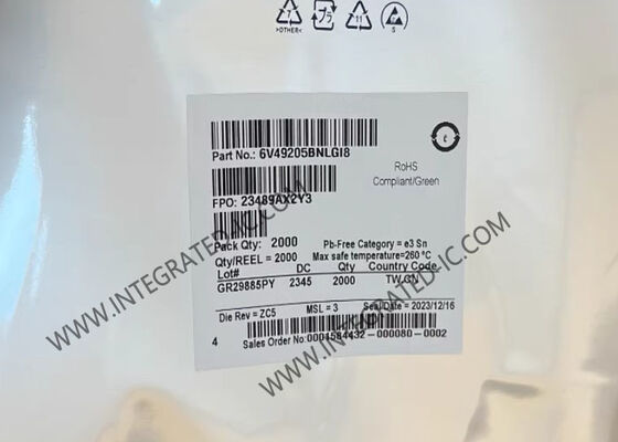 6V49205BNLGI8 puce de circuit intégré 125MHz Horloge système avec fréquence DDR sélectionnable et sorties PCIe LP-HCSL