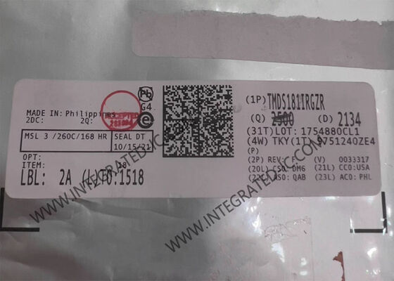 Circuit intégré TMDS181IRGZR : Rétimer HDMI avec débit de données de 6 Gbit/s et prise en charge 4k2k60p en mode rétimer