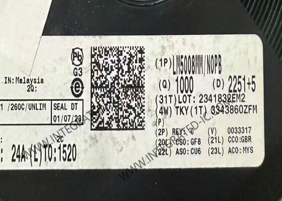 LM5008MM Puce de circuit intégré régulateur de commutation DC/DC Buck avec tension d'entrée 95V 350mA courant de sortie et temps constant