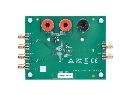 Module d'évaluation des solutions embarquées DS90LVRA2EVM pour récepteur LVDS double canal DS90LVRA2