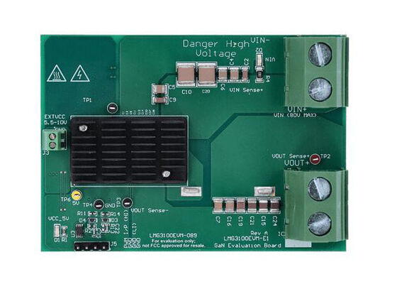 LMG3100EVM-089 Solutions embarquées 100V LMG3100 Module d'évaluation FET GaN