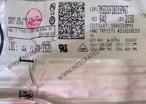 Microcontrôleur MCU 32 bits TMS320F28035PAGT 60 MHz C28x Piccolo avec 128 Ko de mémoire Flash