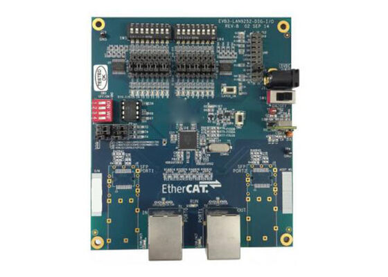 Kit d'évaluation du contrôleur de périphérique EtherCAT LAN9252 DIGIO pour solutions embarquées EVB-LAN9252-DIGIO avec carte DIGIO