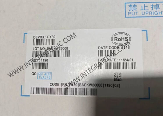 PX30 processeur d'intelligence artificielle puce quad-cœur ARM Cortex-A35 processeur d'application avec décodage 1080p@60fps