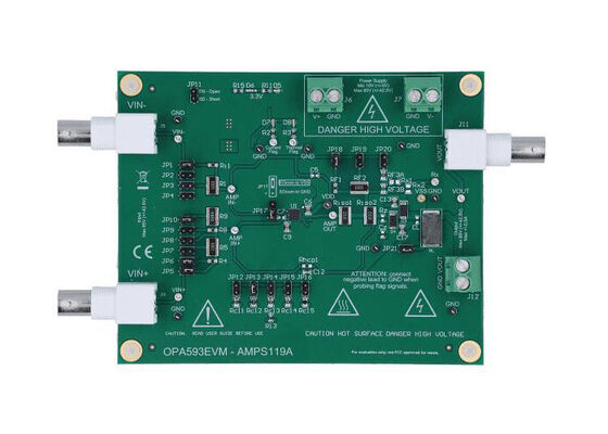 OPA593EVM Solutions Embarquées OPA593 Amplificateur opérationnel 85V 250mA Module d'évaluation