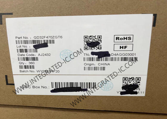 Microcontrôleur GD32F450ZGT6 MCU 32 bits avec cœur ARM Cortex-M4 à 200 MHz, 114 E/S et 256 Ko de RAM