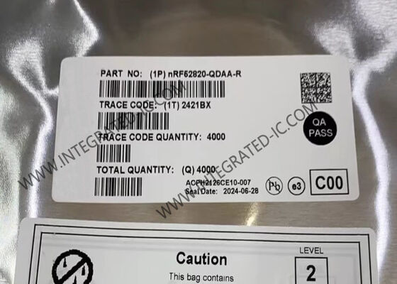 NRF52820-QDAA-R BT IC Bluetooth Système sur puce avec puissance de sortie de 8 dBm BT 5.3 Prise en charge et plage de température étendue de -40°C à 105°C