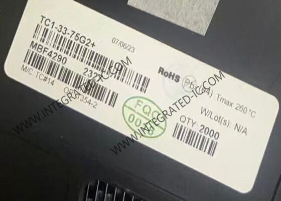 TC1-33-75G2 puce de circuit intégré RF Transformateur 5MHz à 3GHz 75 Ohms Surface Mount SMD-6