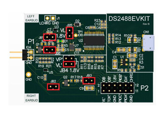 Kit d'évaluation des solutions embarquées DS2488EVKIT Pour le dispositif de pont simple DS2488
