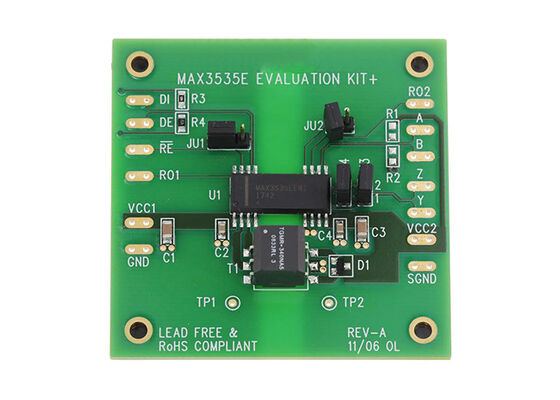 MAX3535EEVKIT Solutions intégrées 3V à 5,5V RS-422/RS-485 Conseil d'évaluation de l'interface du récepteur