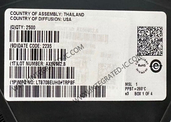 LT8708EUHG puce de circuit intégré 80V bidirectionnelle Buck-Boost DC/DC contrôleur avec fréquence de commutation de 400 kHz