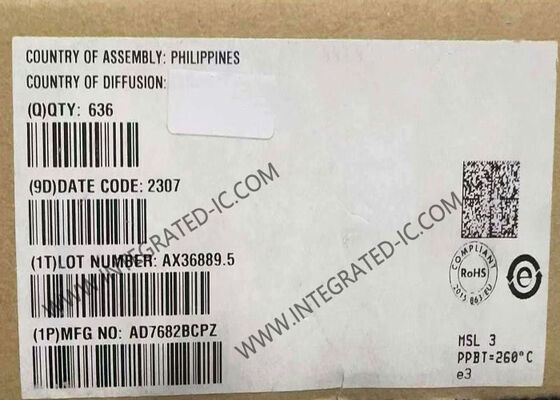 AD7682BCPZ Puce de circuit intégré ADC PulSAR 16 bits 4 canaux 250 kSPS en boîtier LFCSP-20