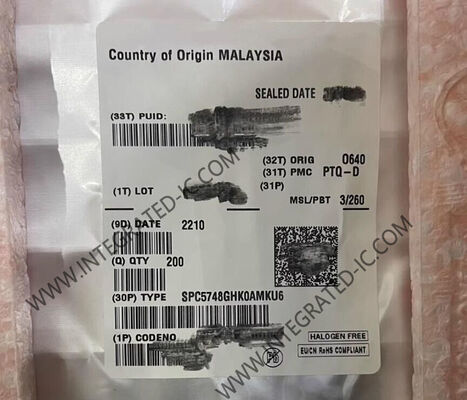 SPC5748GHK0AMKU6 MCU microcontrôleur à trois cœurs 32 bits avec 6 MB FLASH 32 canaux eDMA et LQFP176 Package