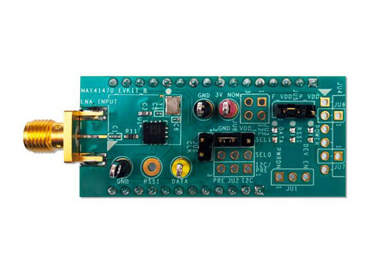 MAX41474EVK Solutions intégrées MAX4147X Kit d'évaluation des récepteurs ISM/SRD sous-GHz VHF/UHF
