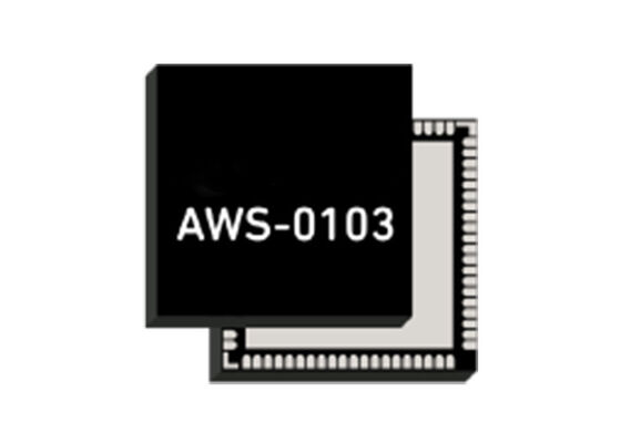AWS-0103 Module de communication sans fil X-Band Beamformer avec 8,5 à 10,55 GHz Opération à double faisceau Rx et contrôle de gain de phase à 6 bits
