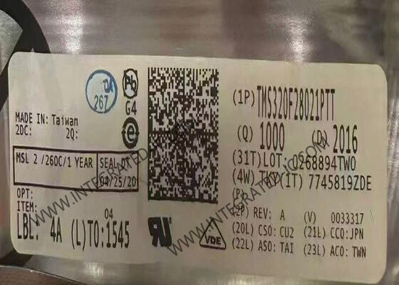 TMS320F28021PTT Microcontrôleur MCU C2000TM 32 bits MCU 40 MHz avec flash 64KB