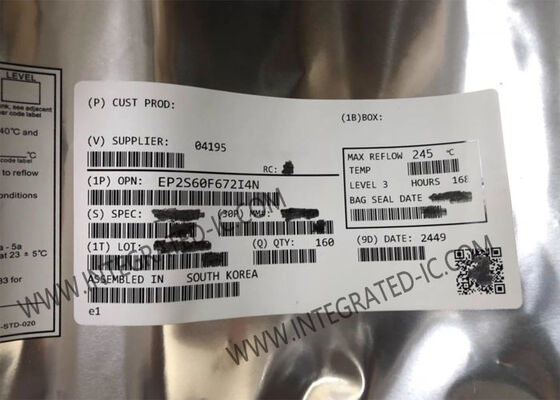 EP2S60F672I4N Array de porte programmable sur le champ avec 60440 éléments logiques 492 I/O et 1,2 V Processus Stratix II FPGA