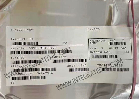 10M50SAE144I7G MAX 10 FPGA à réseau logique programmable sur site avec boîtier 144-LQFP, 101 E/S et une vitesse de 450 MHz