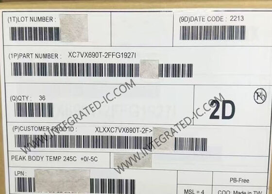 XC7VX690T-2FFG1927I Virtex-7 FPGA 640MHz Réseau de portes programmables sur site FCBGA-1927