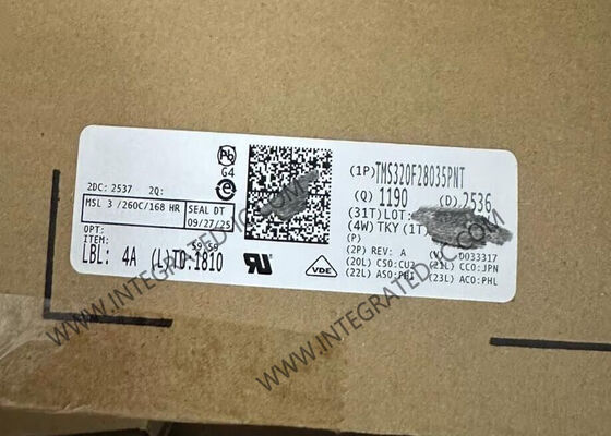 TMS320F28035PNT C2000TM MCU microcontrôleur 32 bits avec 60MHz Vitesse 128KB Flash et 45 I / O MCU en temps réel