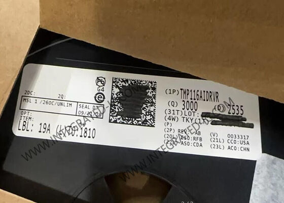 TMP116AIDRVR Capteur de température numérique IC à résolution de 16 bits à faible consommation et haute précision pour la surveillance de l'environnement