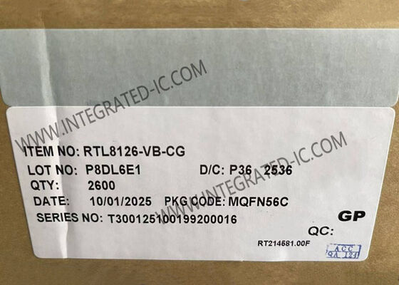 RTL8126-VB-CG Ethernet IC contrôleur Ethernet haute vitesse 5GbE avec QFN-56