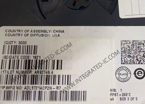 Module de communication sans fil ADL5721ACPZN-R7 Amplificateur RF à bande étroite LFCSP8