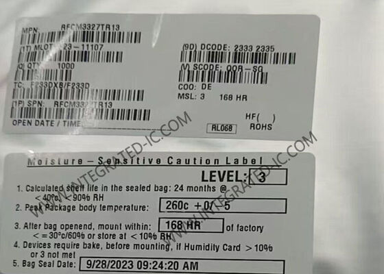 Module amplificateur doubleur de puissance RFCM3327 en GaAs/GaN, 45 MHz à 1218 MHz