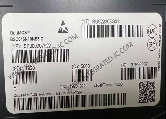 Circuit intégré BSC046N10NS3G 100V OptiMOS™ 3 Series Transistors MOSFET de puissance à canal N