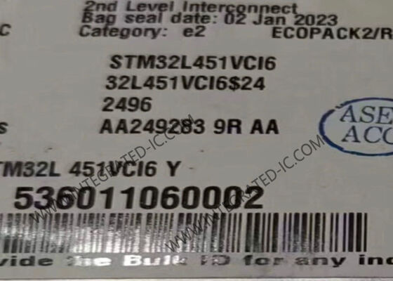 STM32L451VCI6 Microcontrôleur MCU 80MHz 32 bits ARM Cortex-M4 Microcontrôleur IC UFBGA-100
