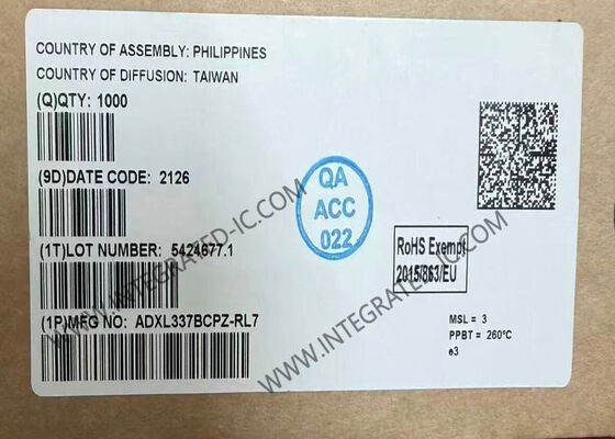 ADXL337BCPZ Capteur IC basse puissance Accéléromètre à trois axes LFCSP-16 Capteurs de mouvement