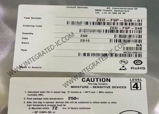 Module de communication sans fil ZED-F9P-04B-01 Module GNSS de haute précision